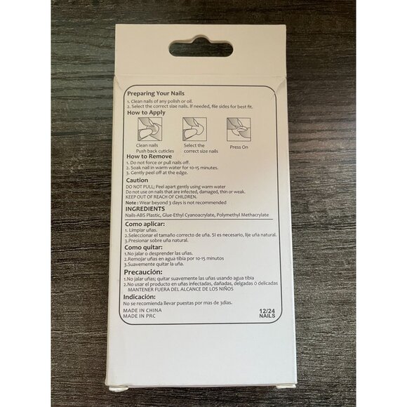 Press on nails 24Pcs Almond Green St. Patrick's Day Non-Toxic Odorless striped - Picture 7 of 7